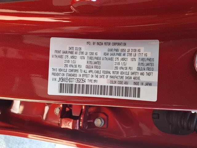 New 2026 Soul Red Crystal Metallic Mazda 3.3 Turbo Premium Plus AWD image 8