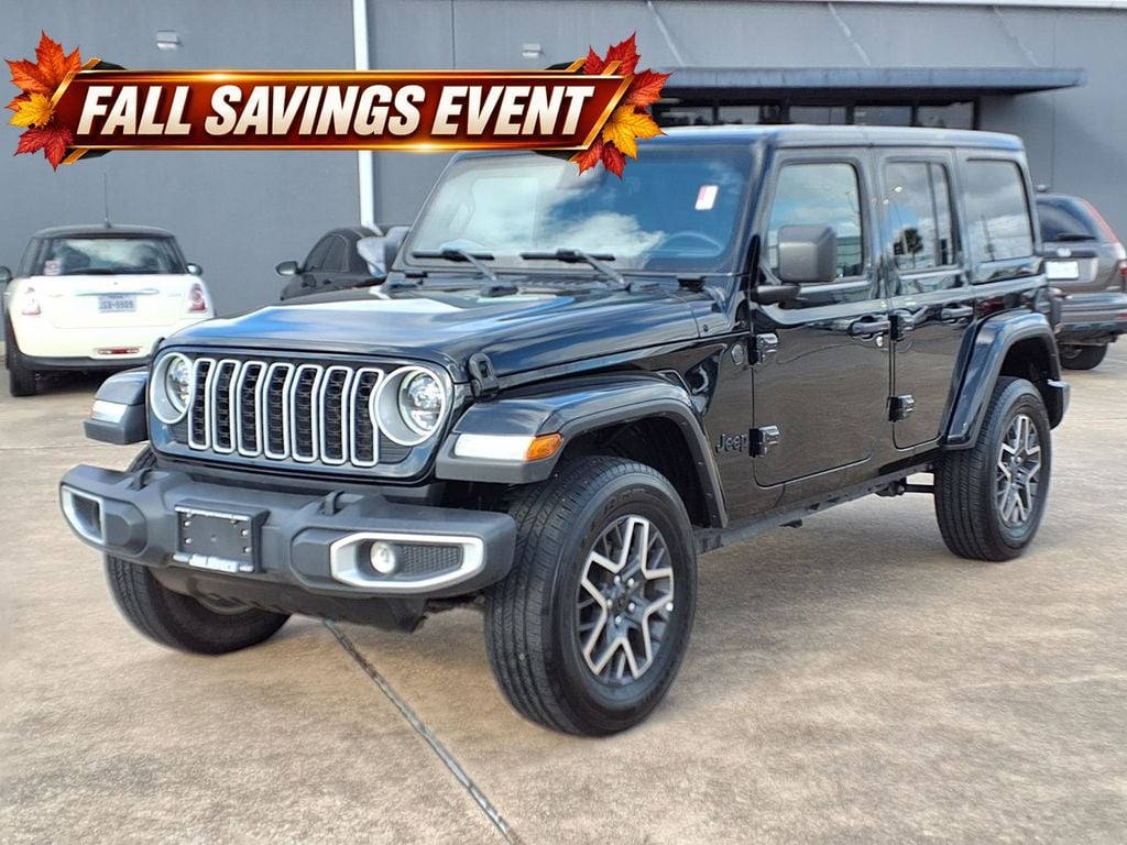 Used 2025 Black Clearcoat Jeep Sahara image 3