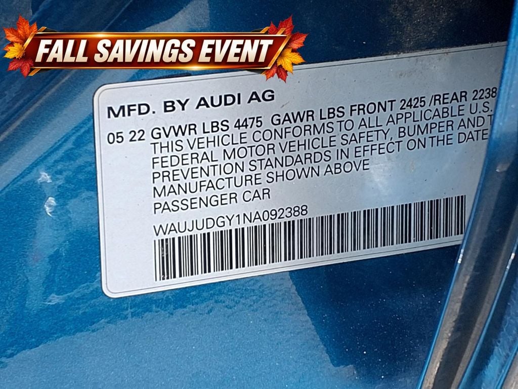 Used 2022  Audi 40 Prestige image 14