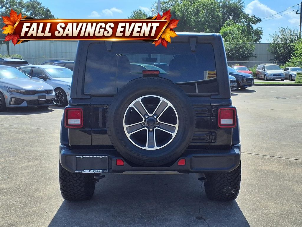 Used 2023 Black Clearcoat Jeep Sahara image 8