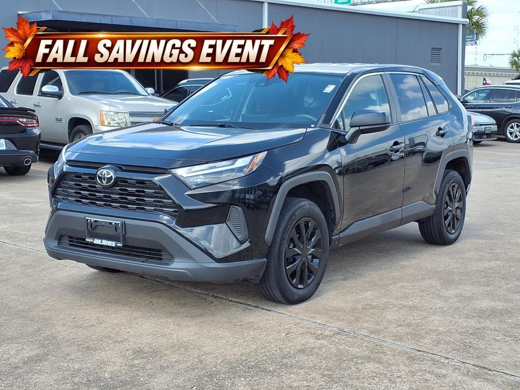Used 2023 Midnight Black Metallic Toyota LE image 3