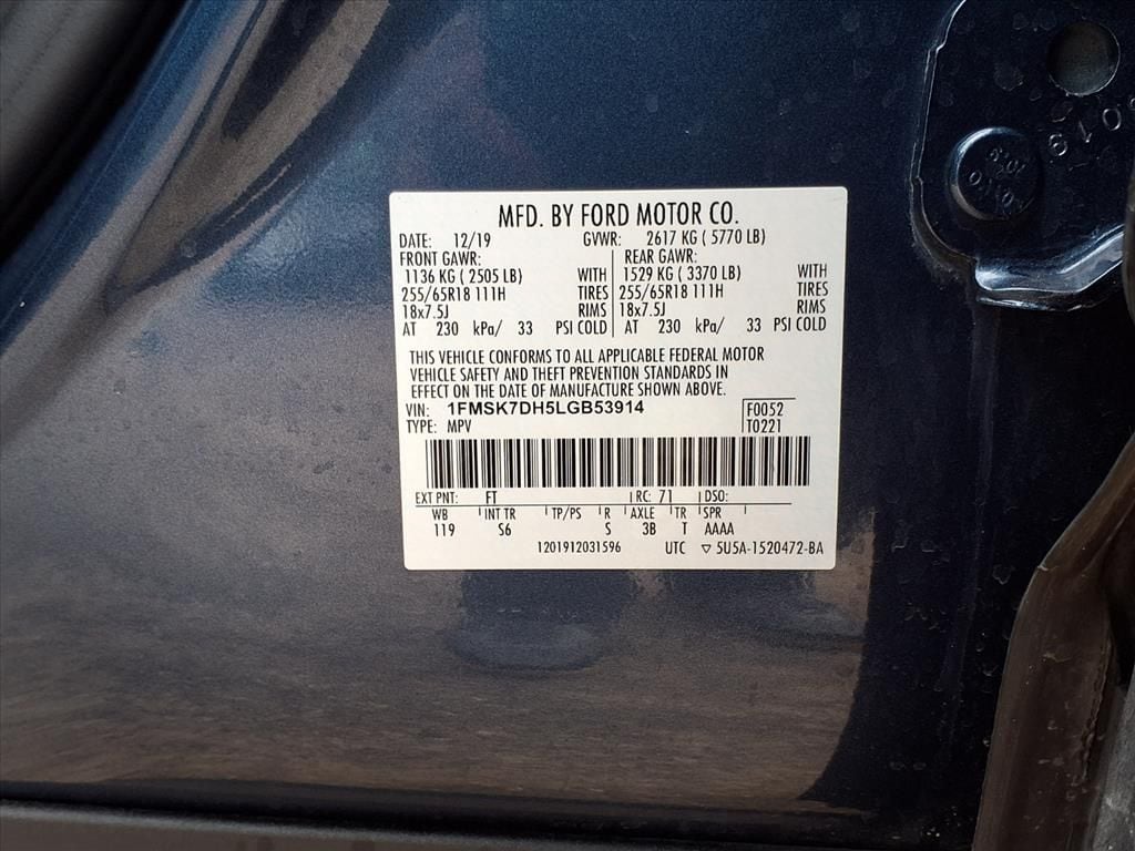 Used 2020 Blue Ford XLT image 30