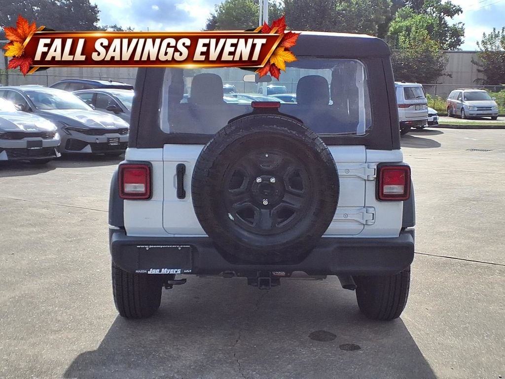Used 2025 Bright White Clearcoat Jeep Sport image 8