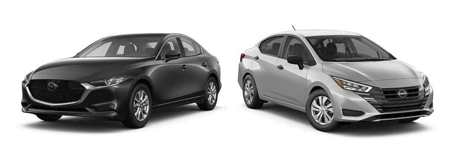 2025 MAZDA3 Sedan vs. 2025 Nissan Versa