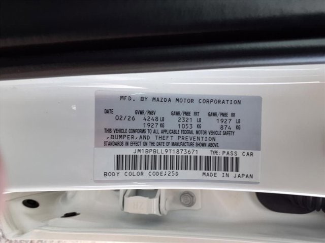 New 2026 Snowflake White Pearl Mazda 2.5 S Carbon Edition AWD image 8