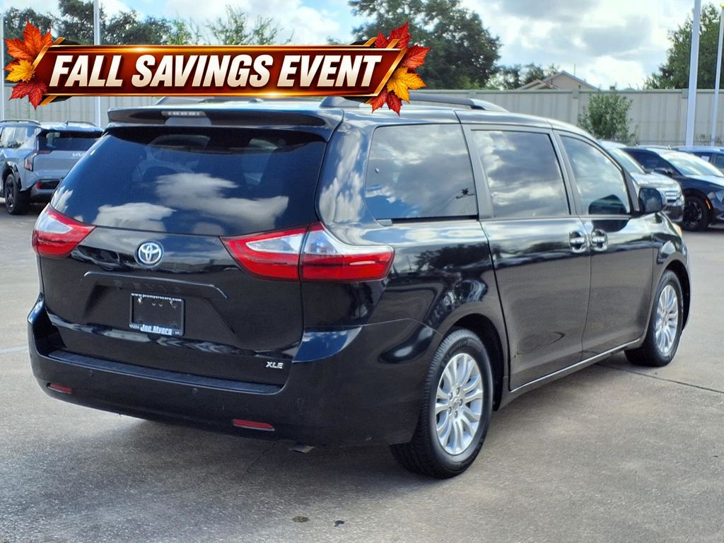 Used 2017 Midnight Black Metallic Toyota XLE Premium image 4