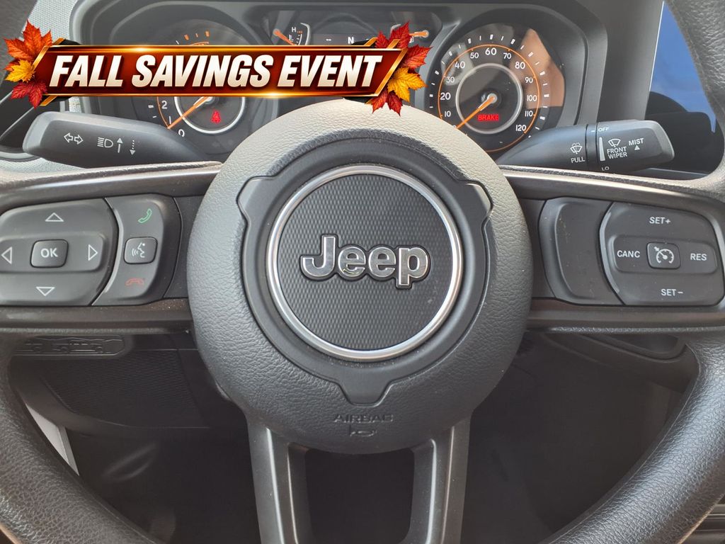 Used 2025 Bright White Clearcoat Jeep Sport image 16