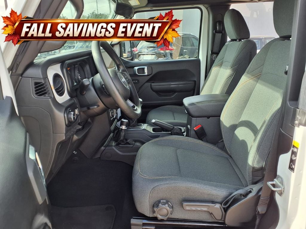 Used 2025 Bright White Clearcoat Jeep Sport image 10