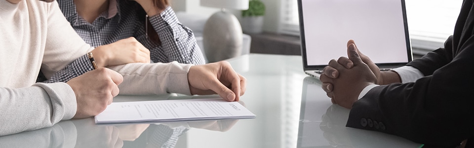Man Filling Out Finance Papers