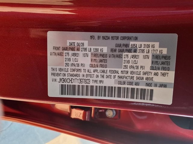 New 2026 Soul Red Crystal Metallic Mazda 3.3 Turbo Premium Sport AWD image 8