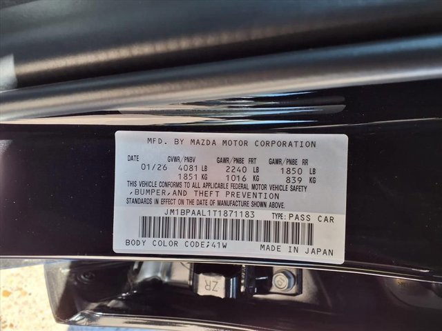 New 2026 Jet Black Mica Mazda 2.5 S image 6
