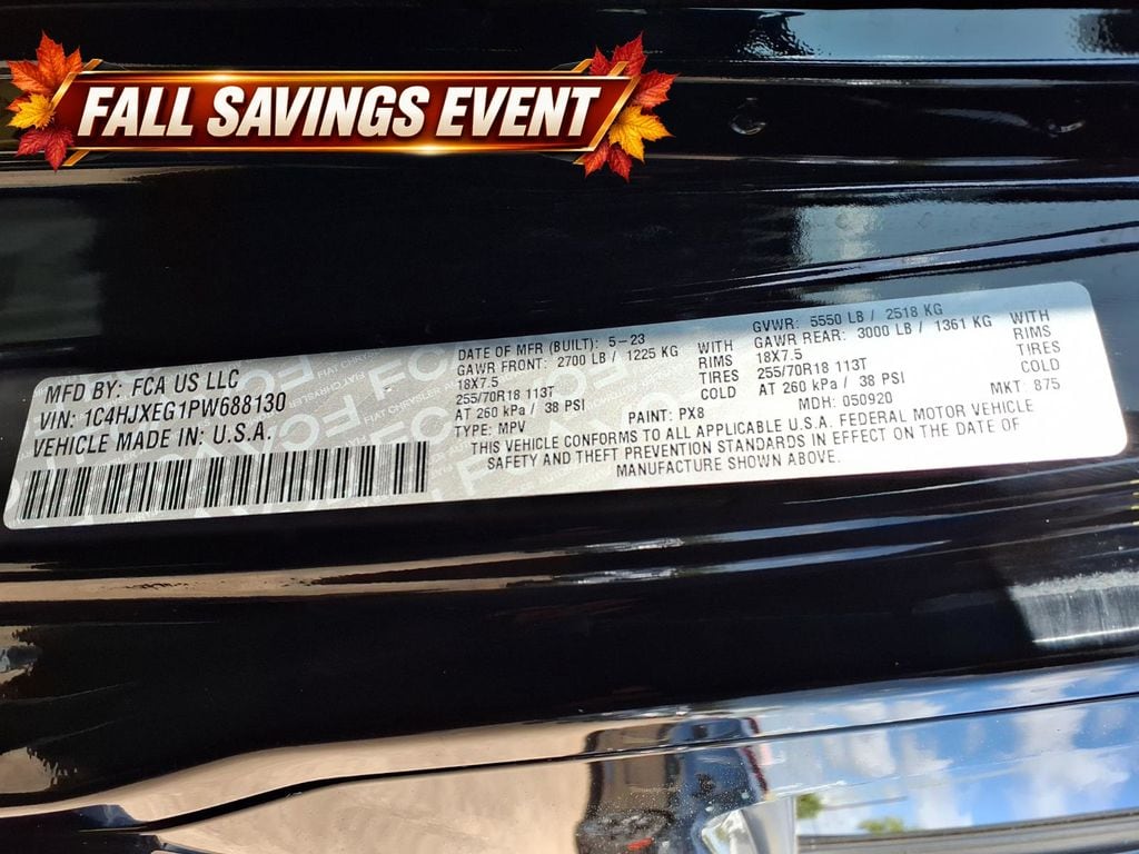 Used 2023 Black Clearcoat Jeep Sahara image 13
