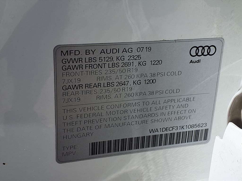 Used 2019 Ibis White Audi 2.0T Premium image 14