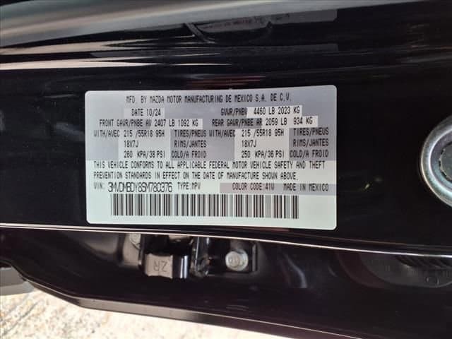 New 2025 Jet Black Mica Mazda 2.5 Turbo Premium AWD image 13