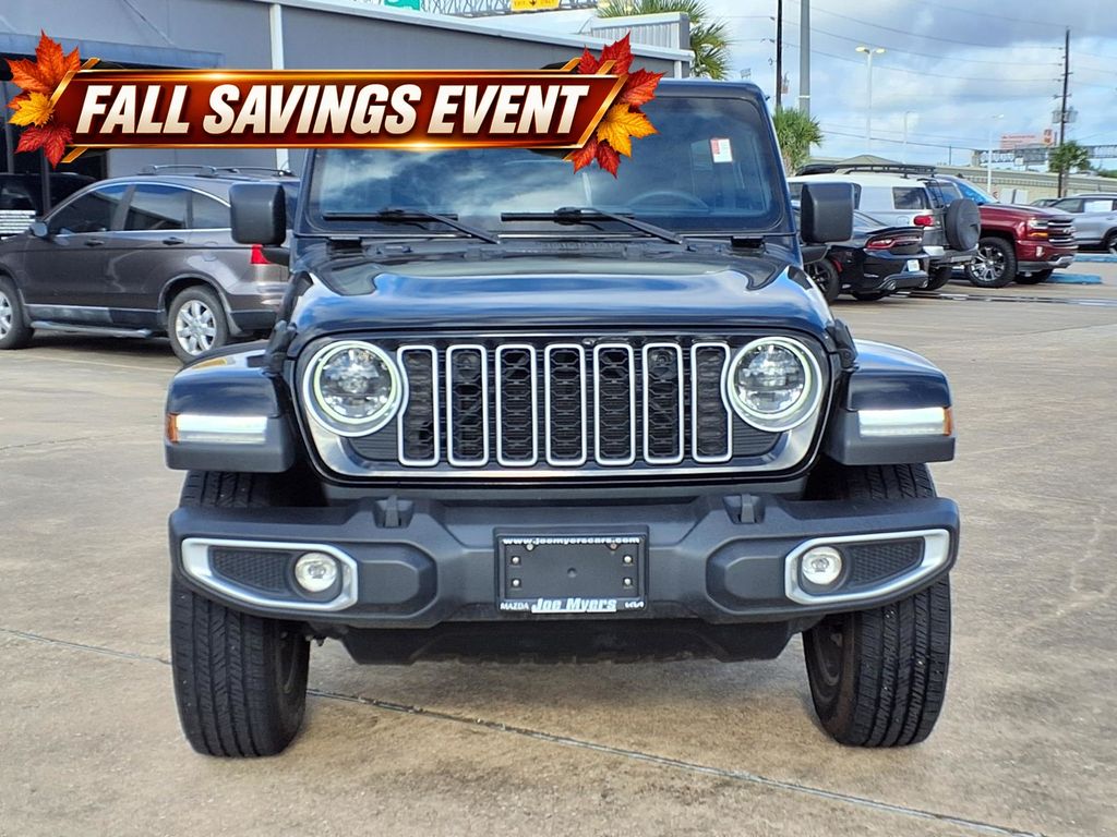 Used 2025 Black Clearcoat Jeep Sahara image 7