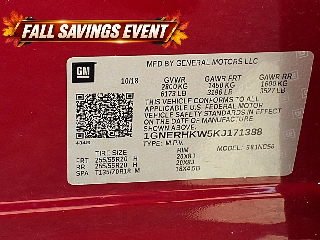 Used 2019 Cajun Red Tintcoat Chevrolet 3LT image 14