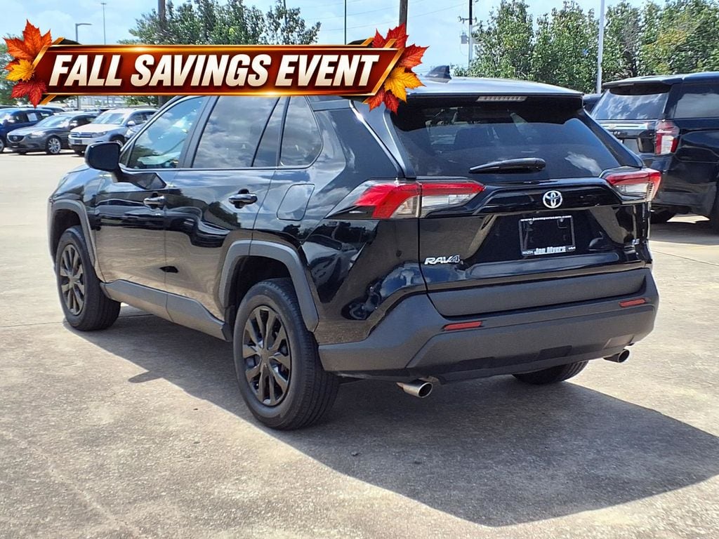 Used 2023 Midnight Black Metallic Toyota LE image 2