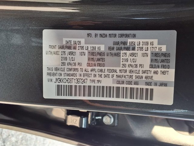 New 2026 Machine Gray Metallic Mazda 3.3 Turbo Premium Sport AWD image 8