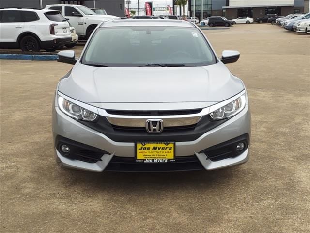 Used 2018 Honda Civic EX-L with VIN JHMFC1F77JX015467 for sale in Houston, TX