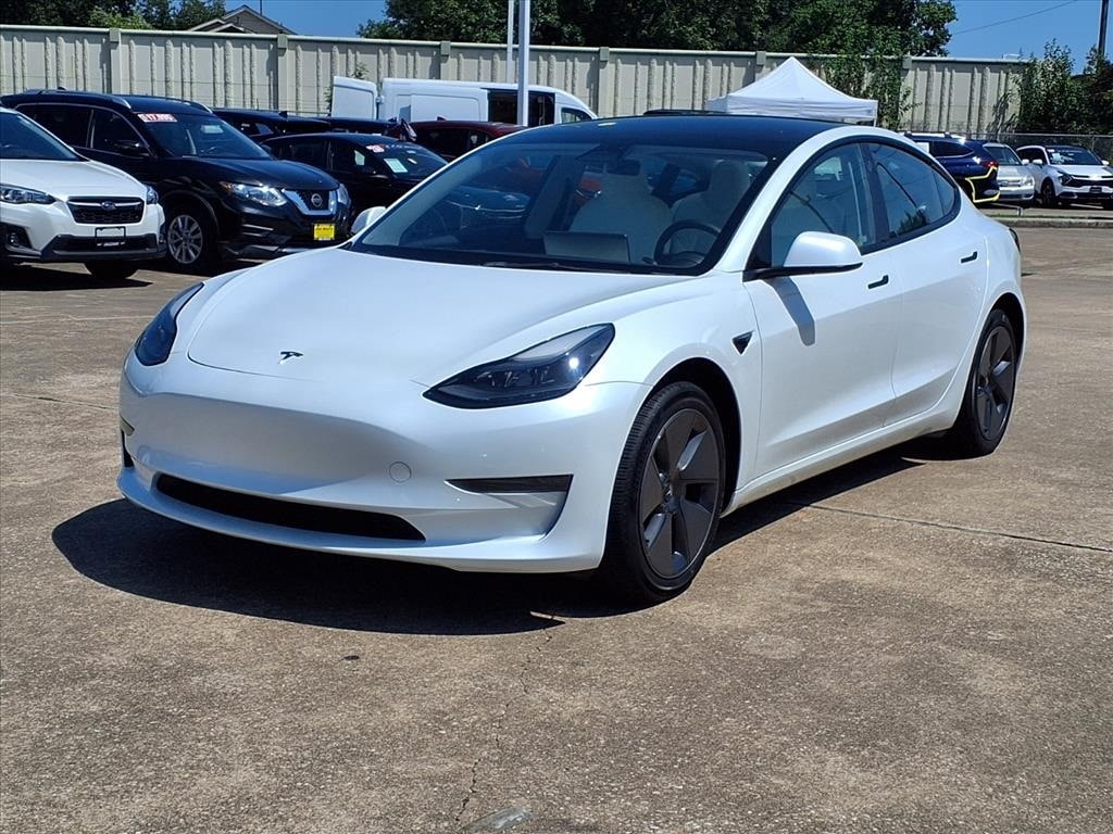 Used 2023 Tesla Model 3 Base with VIN 5YJ3E1EA6PF479798 for sale in Jersey Village, TX