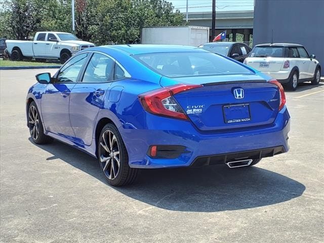 Used 2021 Honda Civic Sport with VIN 19XFC2F87ME002612 for sale in Houston, TX