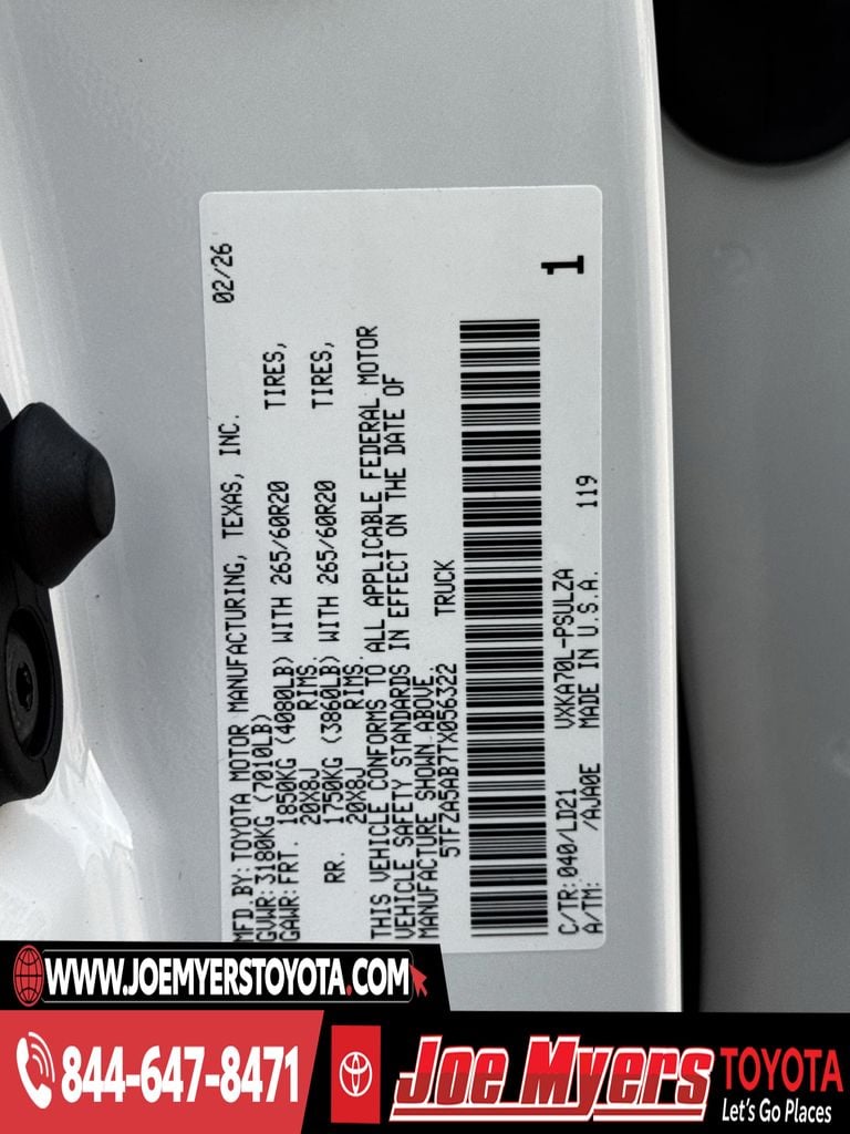 New 2026 Ice Cap Toyota Limited image 22