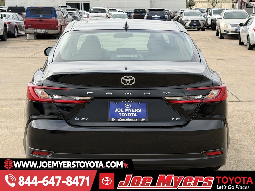 Used 2025 Midnight Black Metallic Toyota LE image 8