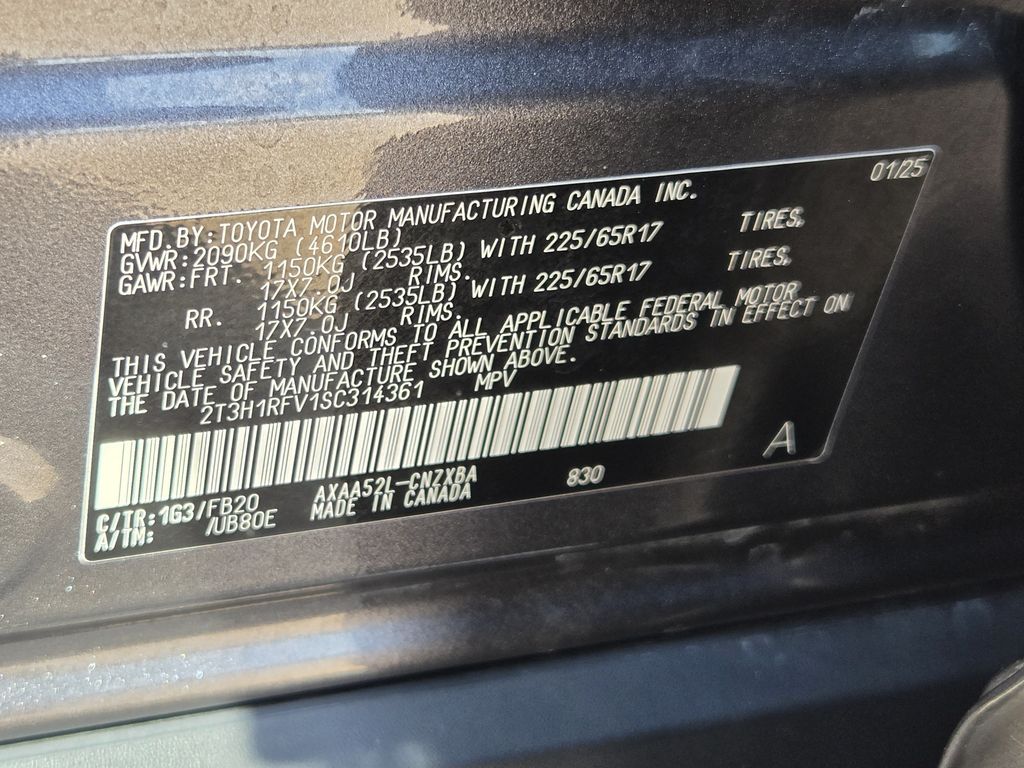 Used 2025 Magnetic Gray Metallic Toyota LE image 30