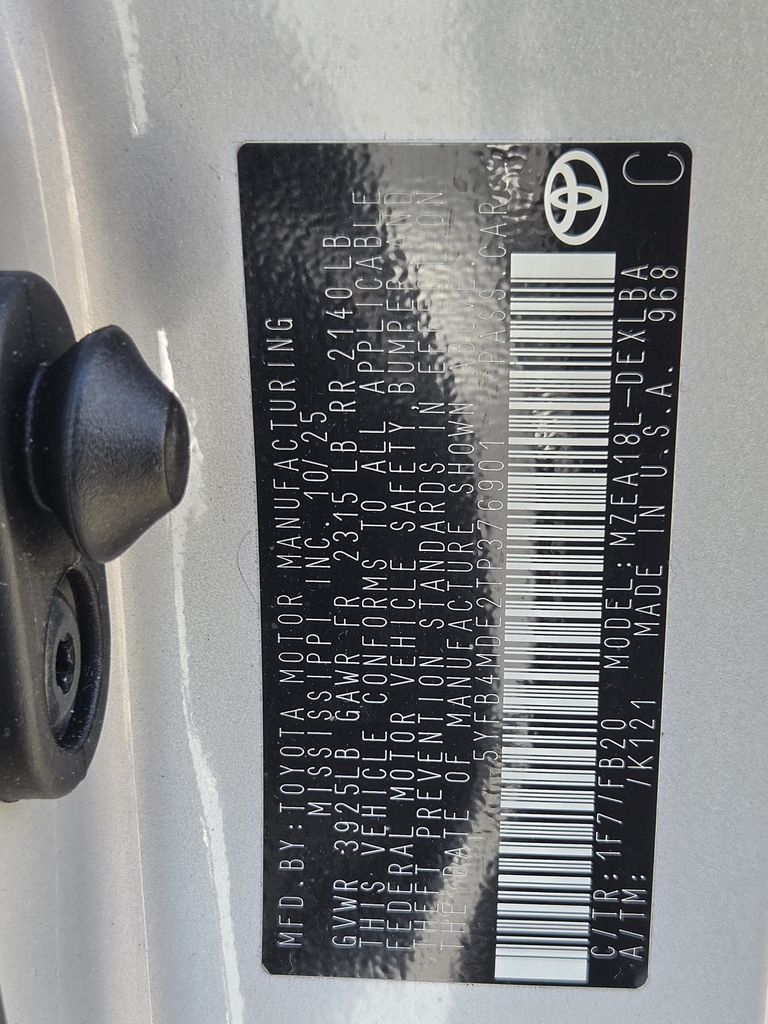 Used 2026 Classic Silver Metallic Toyota LE image 30