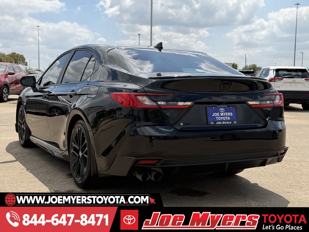 Used 2025 Midnight Black Metallic Toyota SE image 7