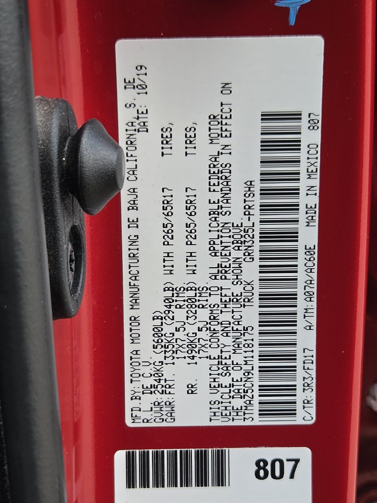 Used 2020 Barcelona Red Metallic Toyota TRD Sport image 31