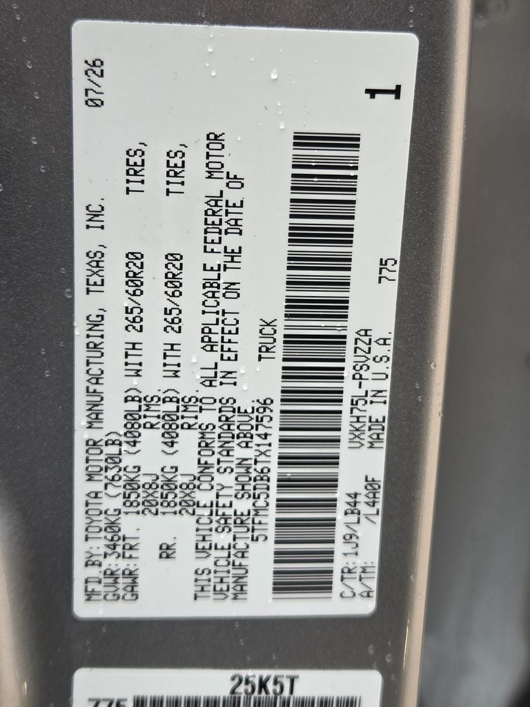 New 2026 Celestial Silver Toyota 1794 Edition image 22