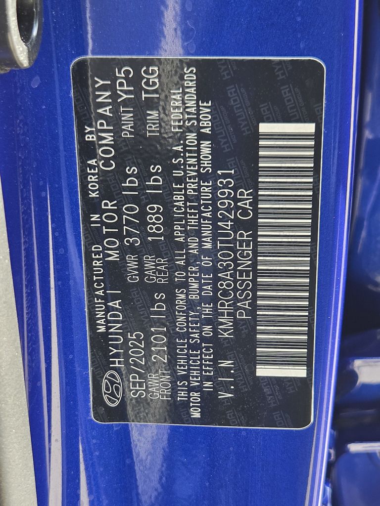 Used 2026 Intense Blue Hyundai SEL image 31