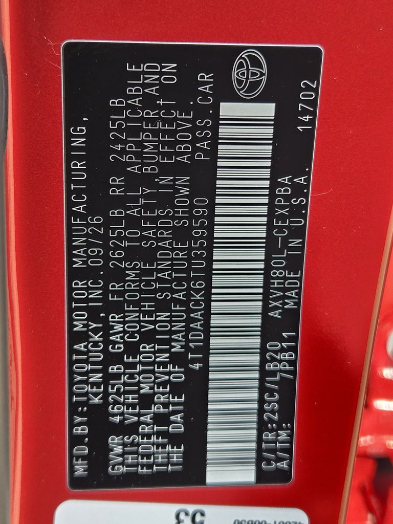 New 2026 Supersonic Red Toyota XSE image 22