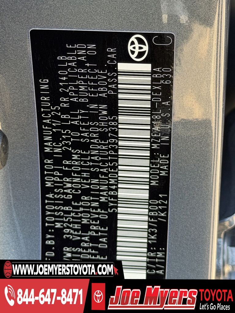 Certified Used 2026 Celestite Toyota LE image 30