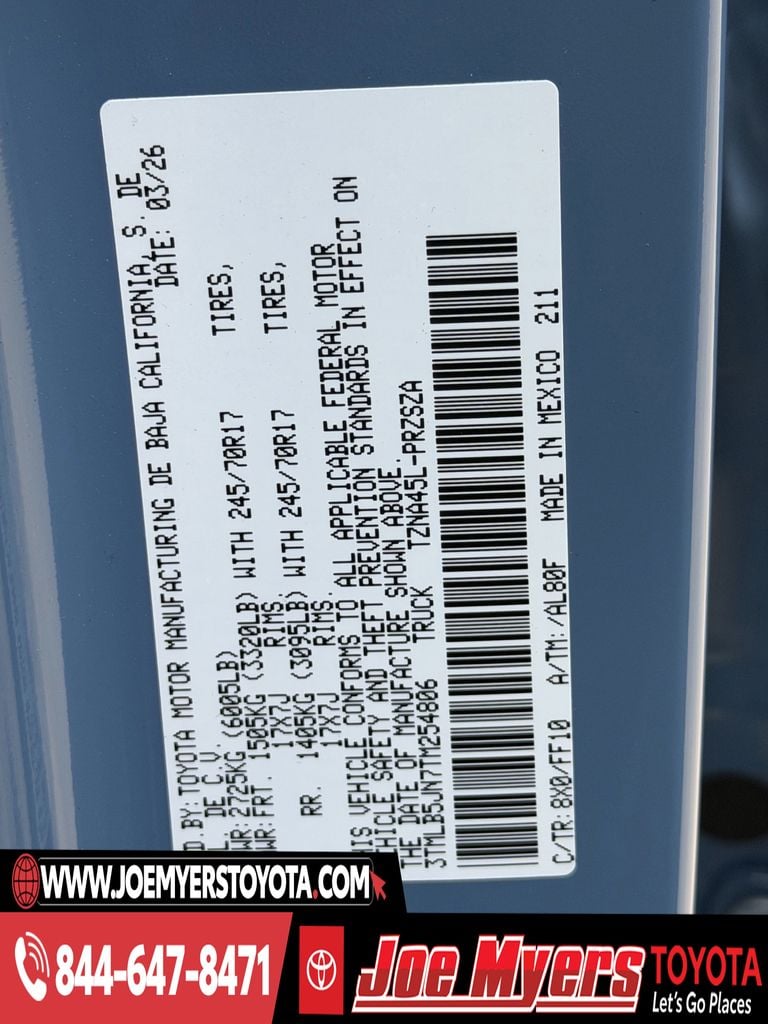 New 2026 Heritage Blue Toyota SR5 image 21