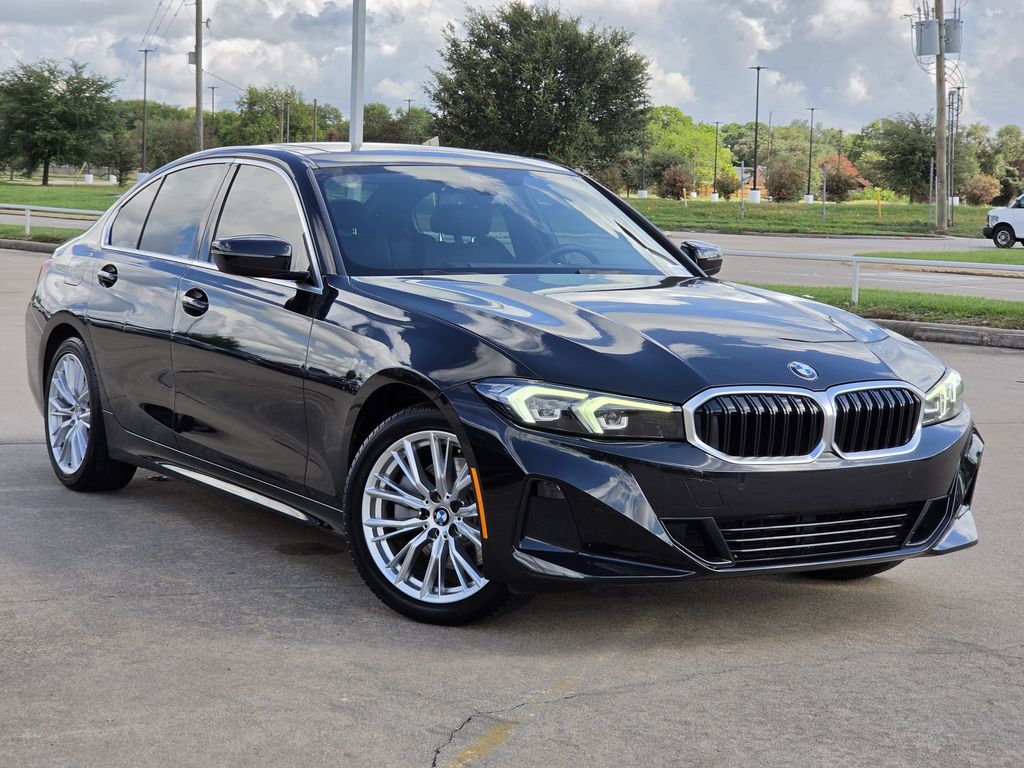 Used 2024 Black Sapphire Metallic BMW 330i image 2