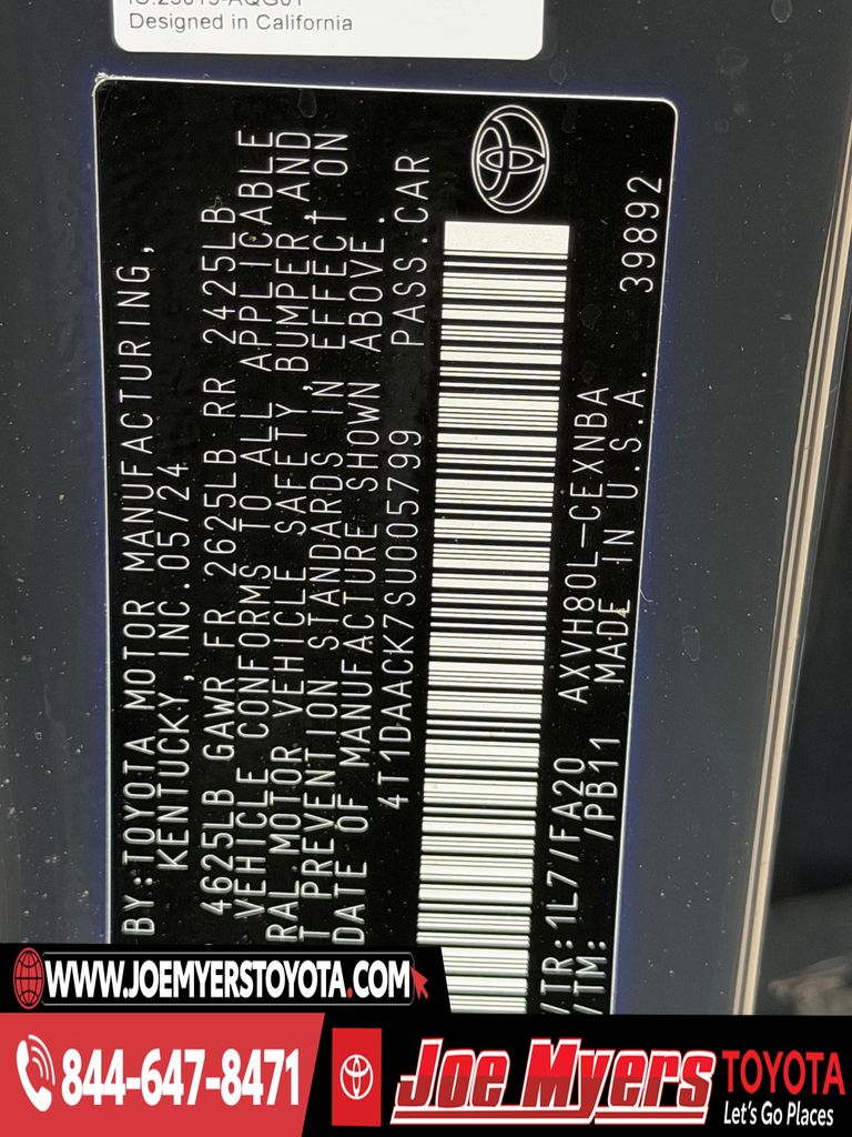 Certified Used 2025 Underground Toyota LE image 31