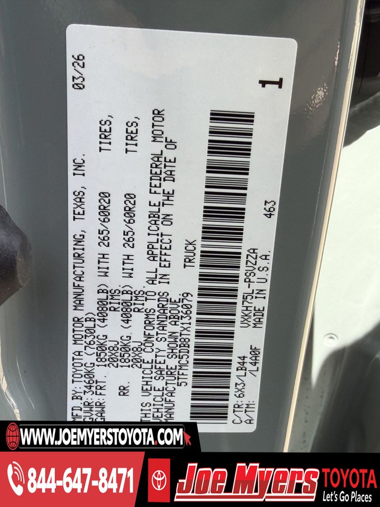 New 2026 Lunar Rock Toyota 1794 Edition image 22