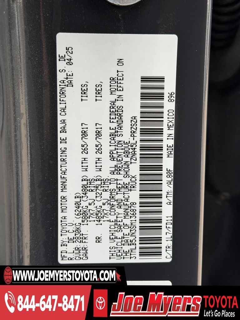 Used 2025 Underground Toyota TRD Off-Road image 31