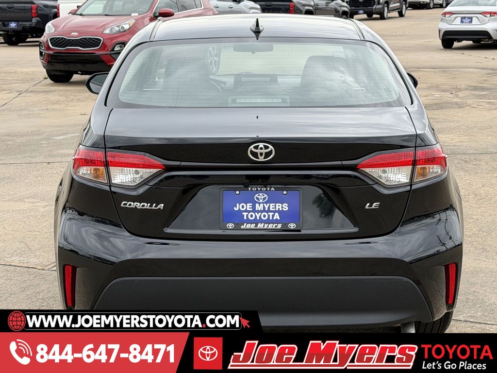 Used 2024 Midnight Black Metallic Toyota LE image 8