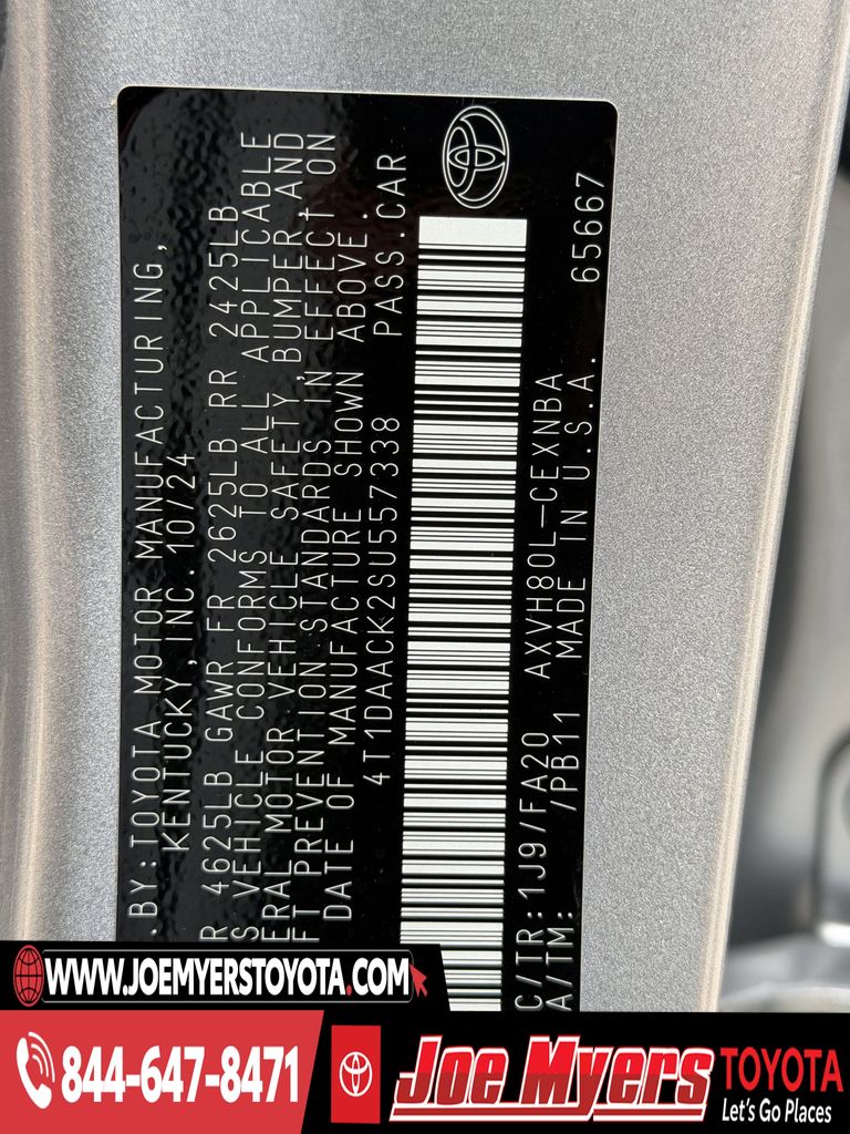 Used 2025 Celestial Silver Metallic Toyota LE image 31