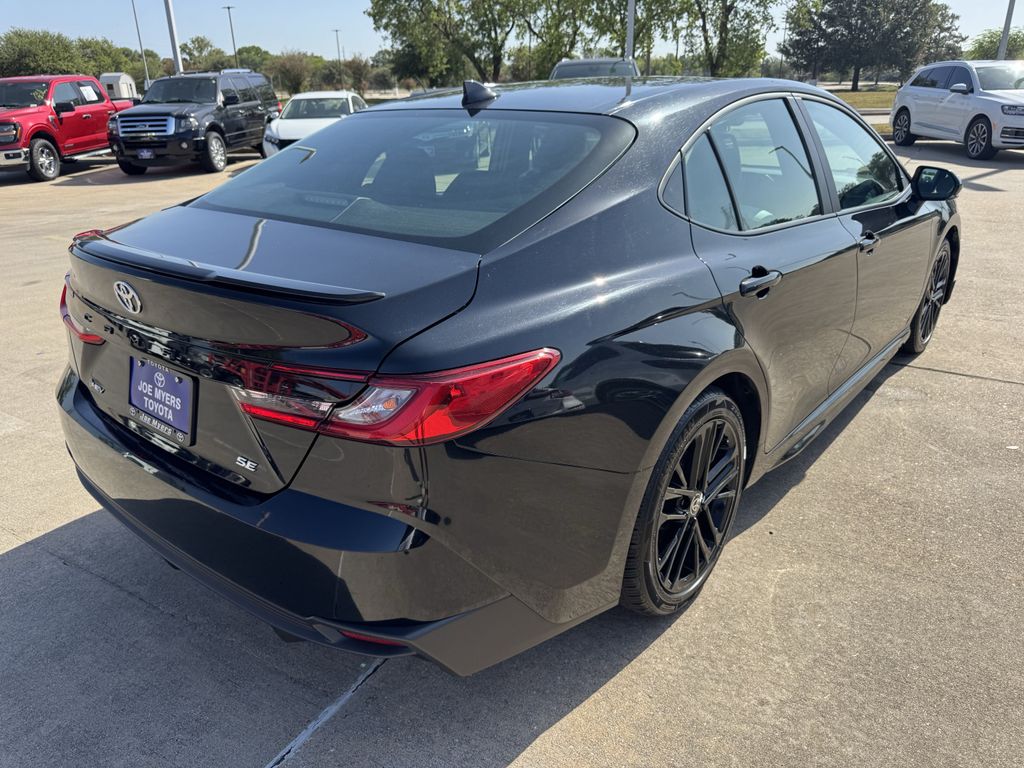 Used 2025 Midnight Black Metallic Toyota SE image 7