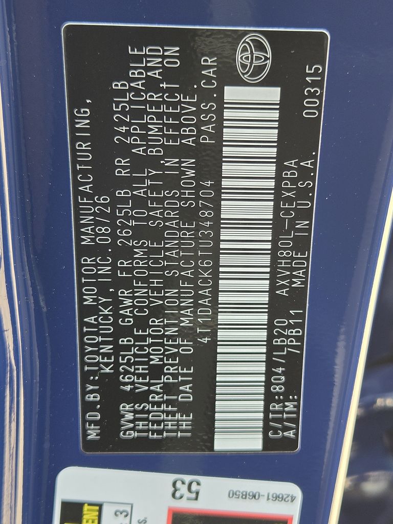 New 2026 Reservoir Blue Toyota XSE image 22