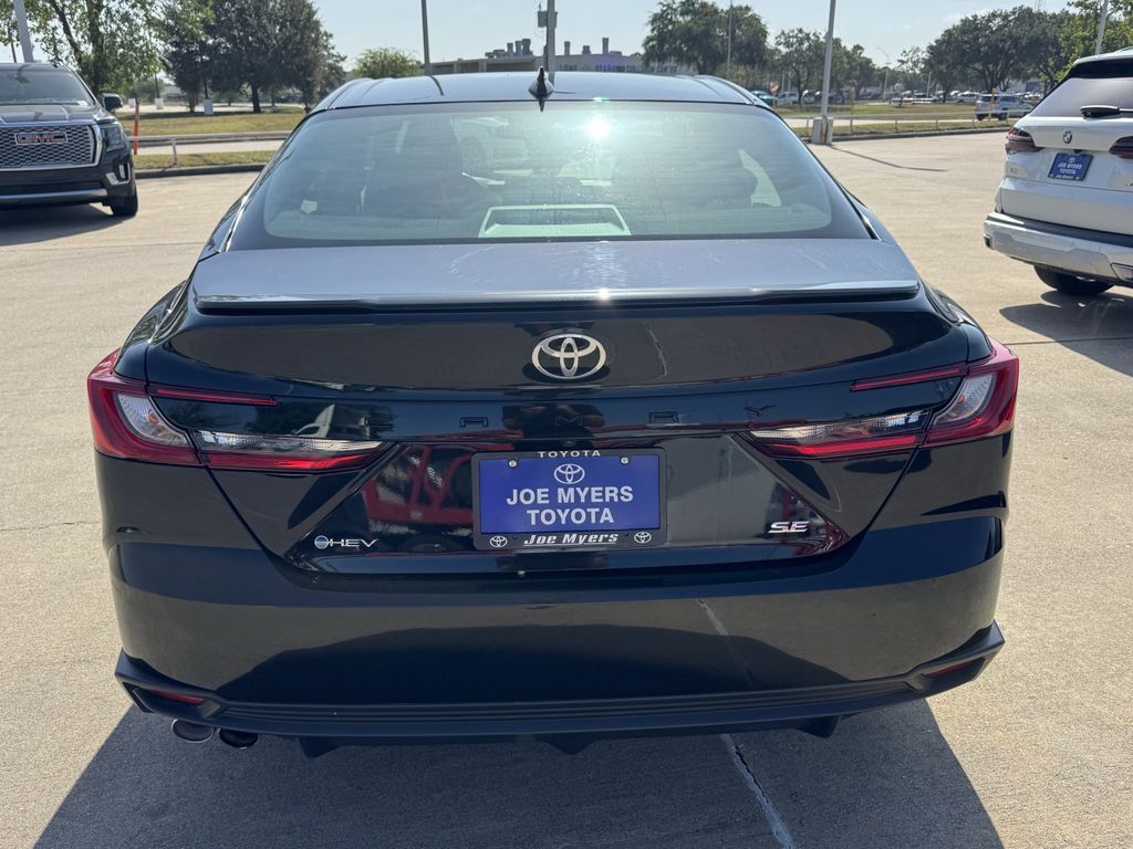 Used 2025 Midnight Black Metallic Toyota SE image 6