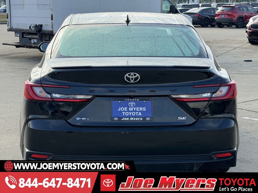 Used 2025 Midnight Black Metallic Toyota SE image 8