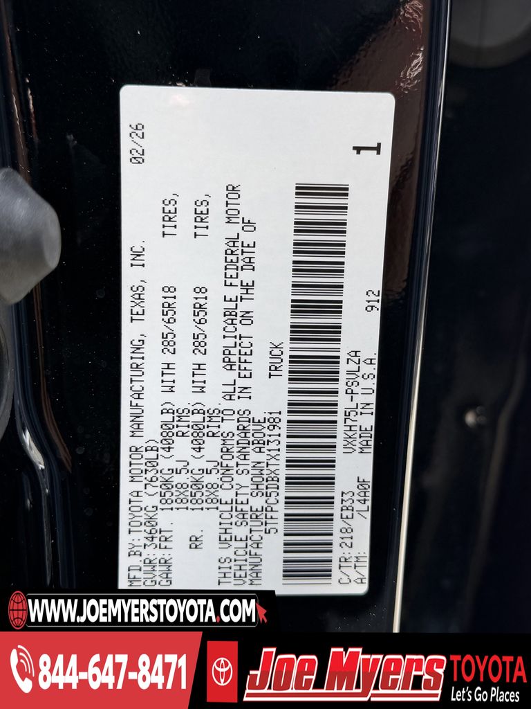 New 2026 Midnight Black Toyota TRD Pro image 22