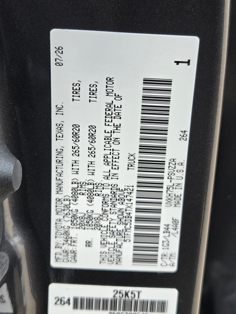 New 2026 Magnetic Gray Meta Toyota 1794 Edition image 22