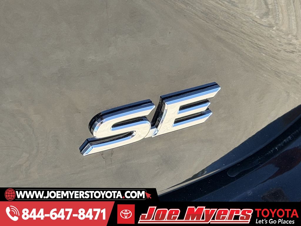 Used 2025 Midnight Black Metallic Toyota SE image 11