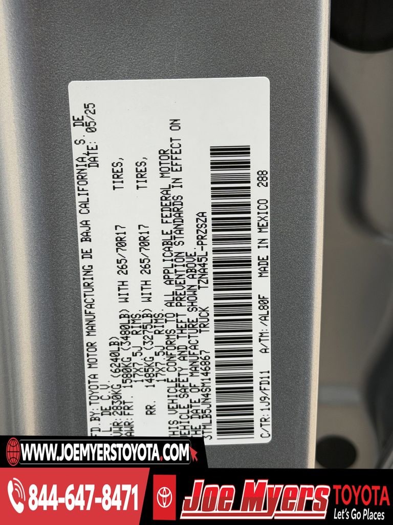 Used 2025 Celestial Silver Metallic Toyota TRD Off-Road image 31